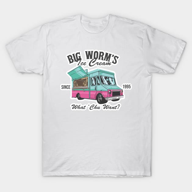 Big Worm's Ice Cream Friday Movie T-Shirt by Geminiguys